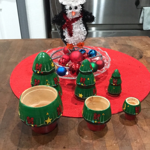 Vintage Nesting Christmas Trees - Picture 2 of 4